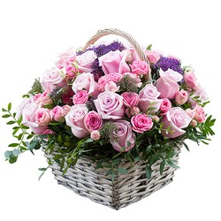 Корзина роз №8